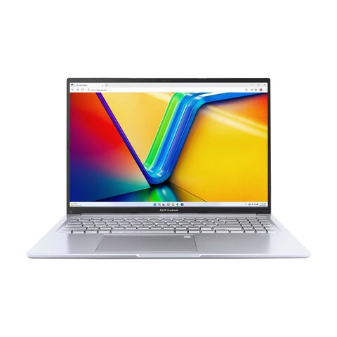 أسوس فيفو بوك 16 X1605ZA-MB007W لابتوب - انتل كور i7-1255U - 512 جيجابايت اس اس دي - 8 جيجابايت رام - 16 بوصة - معالج رسومي انتل يو اتش دي - ويندوز 11 - فضي