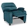 إن هاوس كرسي استرخاء سينمائي ثابت منجد بالمخمل مع حامل أكواب - تركواز غامق - NZ70