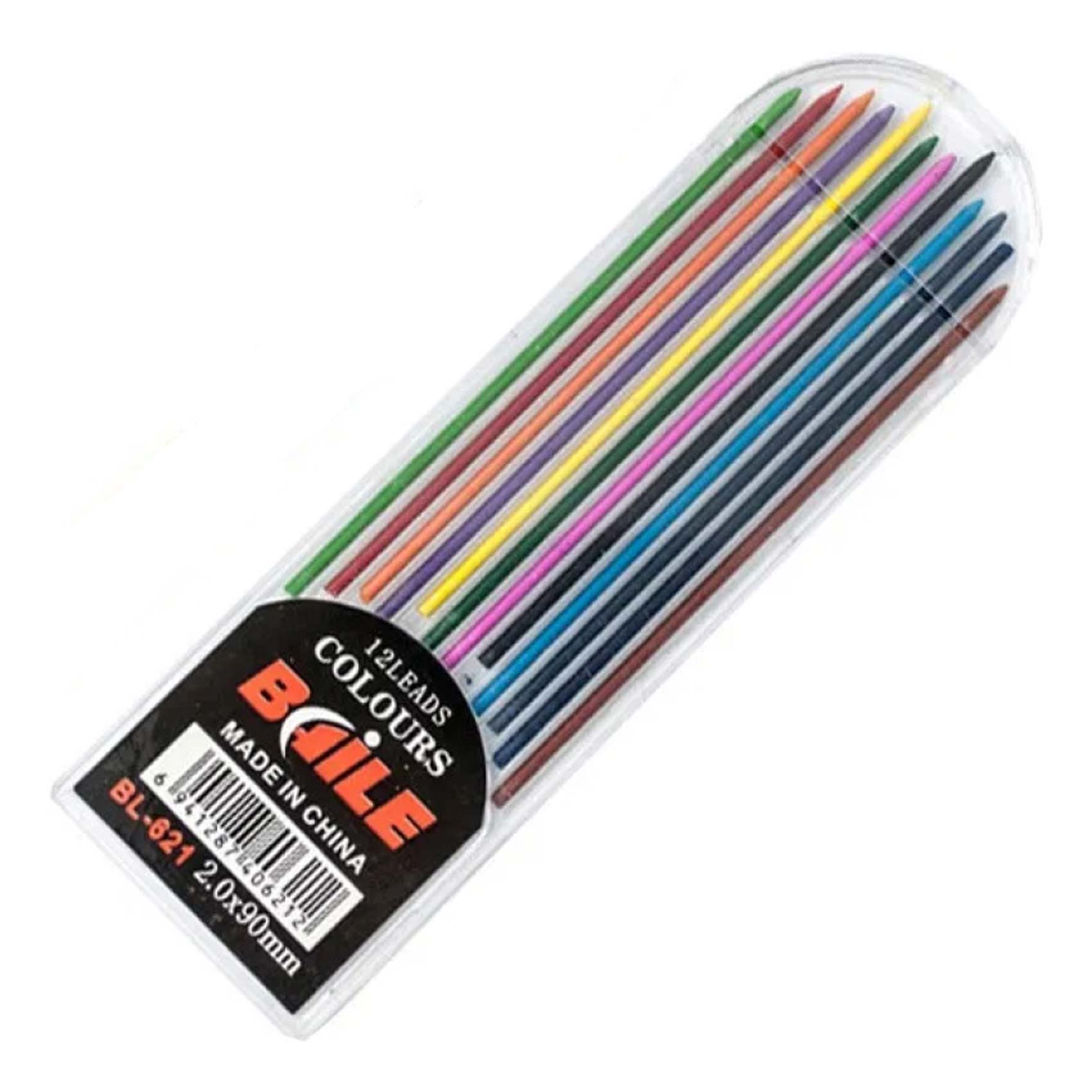 Lead En Color Buy Coloured Pencil Leads - 12-Piece Online | Carrefour Egypt