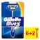 Gillette blue3 men&rsquo;s disposable razors 6+2 pieces