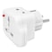 Sirocco Universal Adaptor S7796B 3 Pin To 2 Pin Round&nbsp; &nbsp;White
