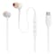 JBL Tune 310C Wired In-Ear Earphones With USB-C Cable And Microphone White