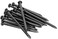 ABBASALI 100-Piece Steel Nail Set Black 50x3millimeter WITH CLAW HAMMER