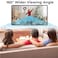 Wownect Projector Screen, 150 inch 16:9 Foldable Anti-Crease 4K Full HD Home Theater Projection Screen For Office Presentation Indoor Outdoor Movie Curtain Gaming Screen