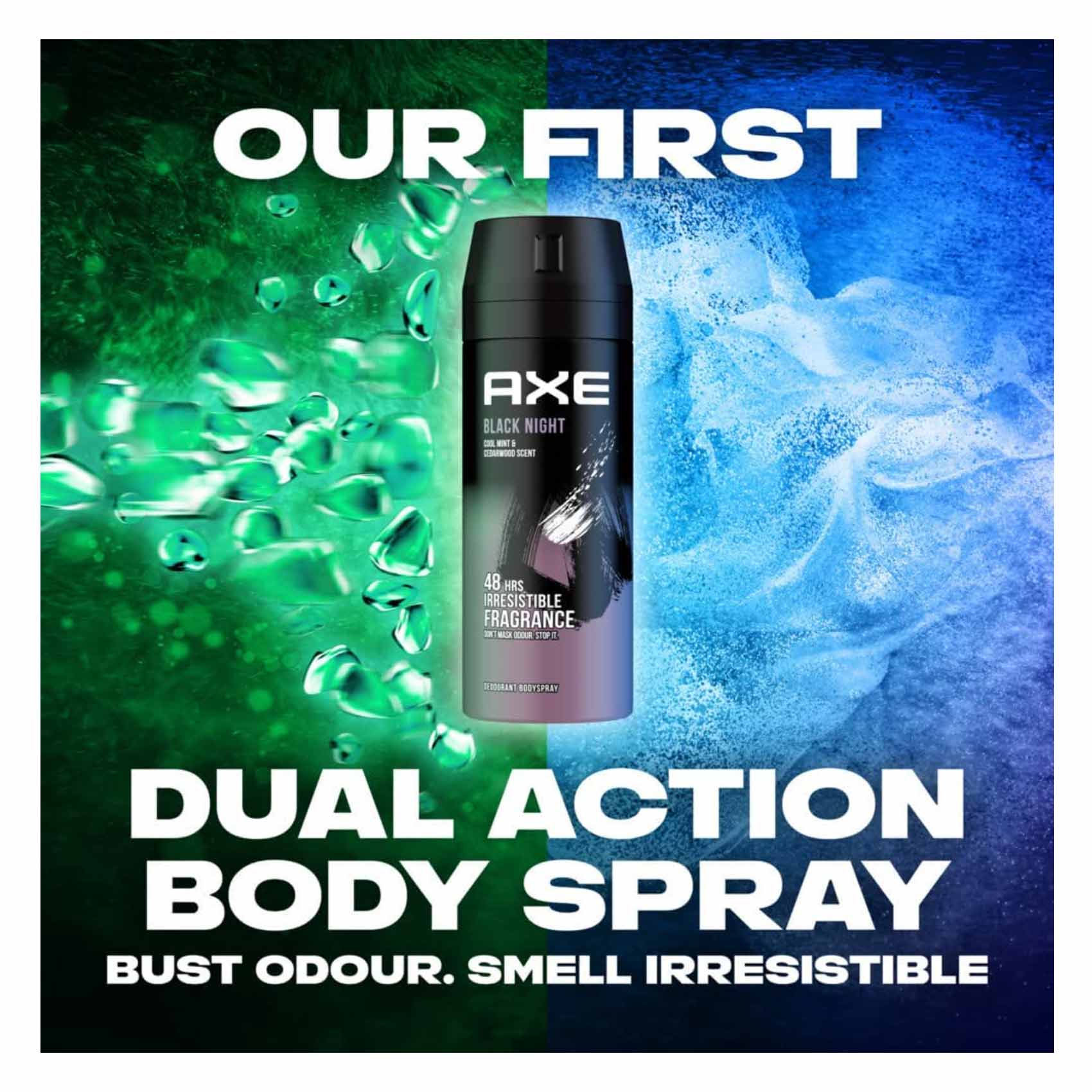 Axe Deodorant Roll-On Für Herren, Schwarz, 150 Ml – 48h Schutz, Mit Bergamotte & Zeder Duft