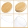 Jjone 4 Pack Glass Jars With Airtight Bamboo Lids, (Dabacc) Glass Kitchen Canisters Clear Container For Food Storage Of Dry Goods, Cookie, 18.6 Oz