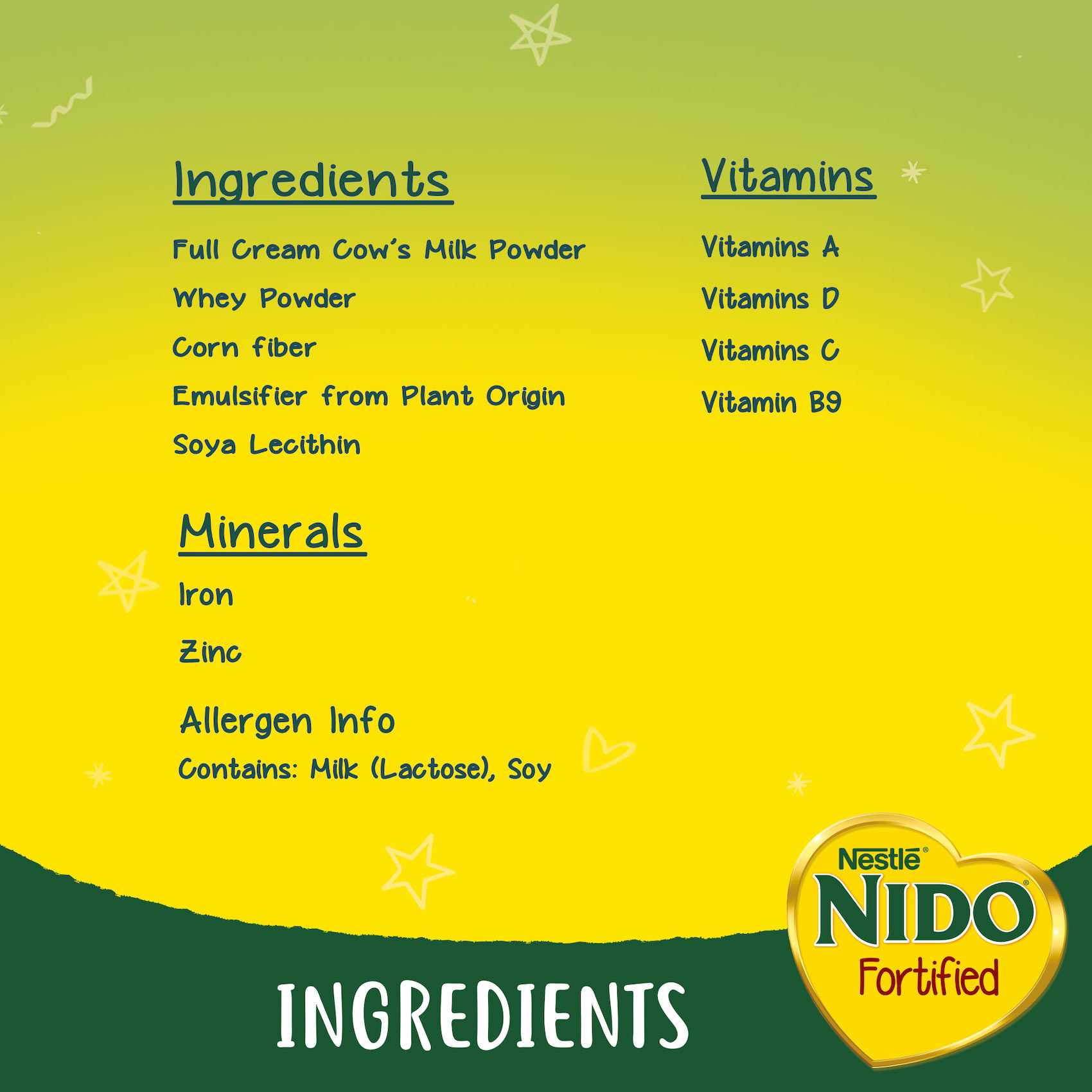 Nestle Nido Fortified Milk Powder Rich In Fiber Tin 1950g