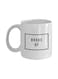 muGGyz Samezuka Academy Swim Club Printed Coffee Mug White