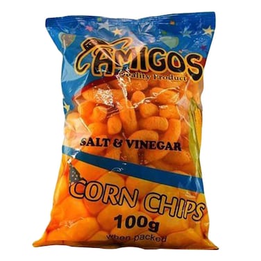 Amigos Salt And Vinegar Corn Chips 20G