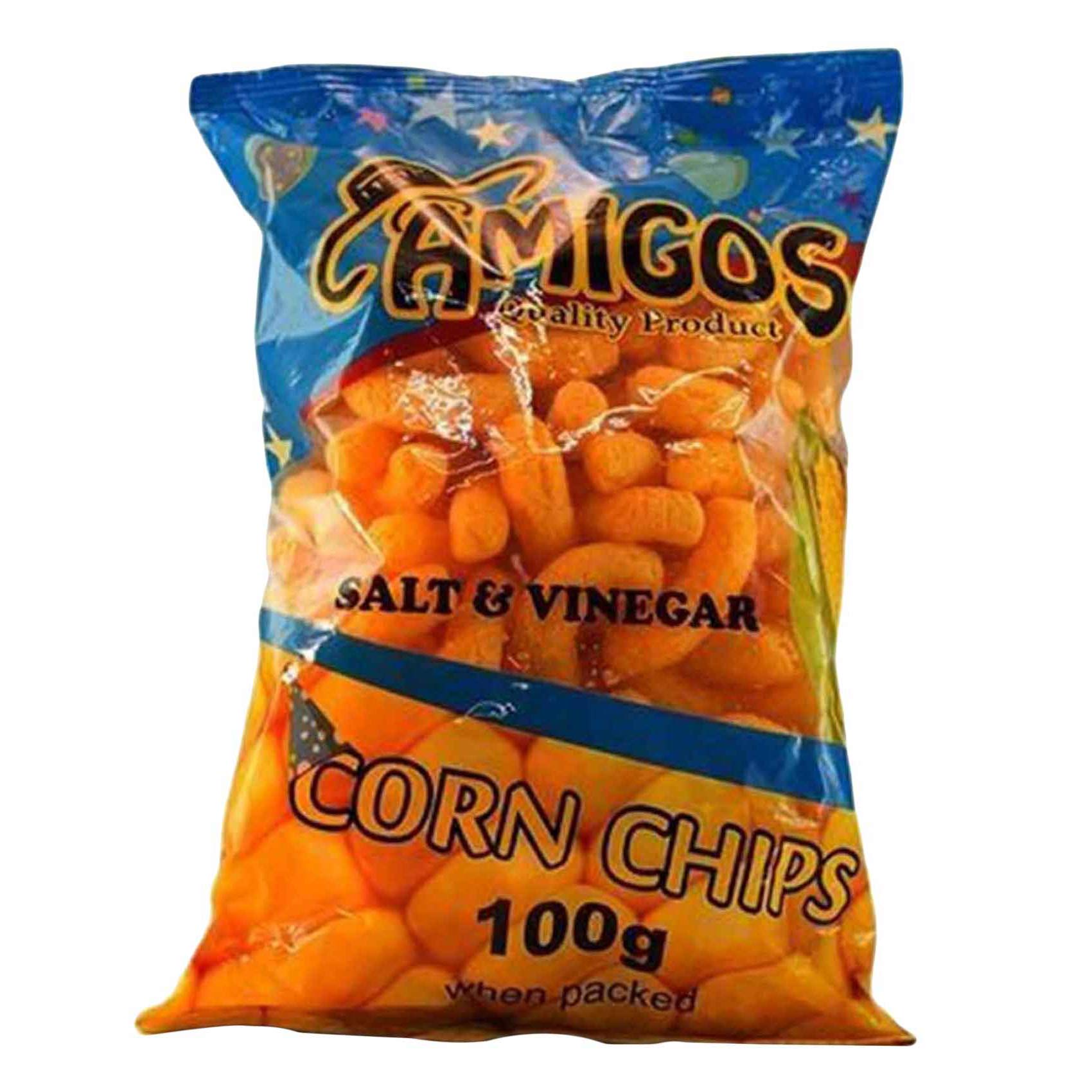 Amigos Salt And Vinegar Corn Chips 20g