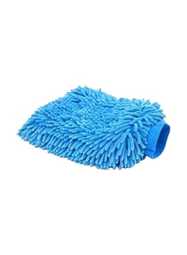Generic - Microfiber Chenille Cleaning Glove Blue