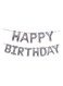 Generic Happy Birthday Letter Aluminum Foil Balloons