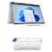 HP Pavilion x360 2-in-1 Laptop 14-ek1012ne, Windows 11 Home,&nbsp;14"", Touch Screen,&nbsp;Intel&reg; Core&trade; i5-1335U,&nbsp;8GB RAM,&nbsp;512GB SSD,&nbsp;FHD,&nbsp;Natural silver [8B2E7EA] And HP DeskJet Ink Advantage Ultra 4927 All-in-One Printer
