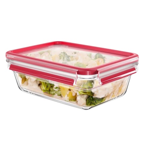 Tefal N10410 Master Rectangular Seal Glass Food Container 1.3L