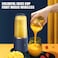 Fitto Portable Juicer Blender, 400 ml, Electric, For Milkshakes Smoothies, Travel Office Sports, Blue
