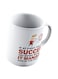 muGGyz Eevee Printed Ceramic Coffee Mug White/Brown