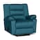 In House Velvet Rocking &amp; Rotating Recliner Chair - Dark Turquoise - Nice 02