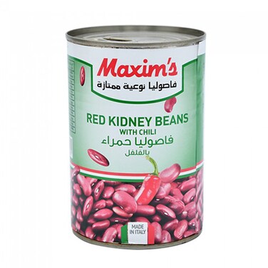 Maxims Red Kidney Beans And Chili 500GR