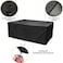 Waterproof Patio Furniture Cover Black,Oxford Garden Furniture Cover, Anti - UV, Windproof, Dustproof, Heat Resistance 242*162*100 cm