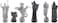 The Noble Collection Harry Potter Wizard Chess Set