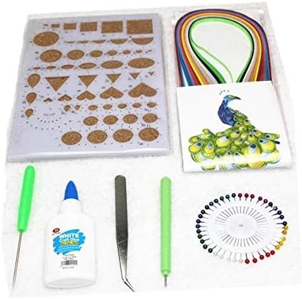 Generic Paper Quilling Kit Assorted Colors Quilling Papers With 7 Random Color Quilling Tools