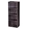 4-Tier Open Storage Shelf Brown 106.4x29x40cm