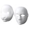 Lustigt - Mask, Set Of 2, Dog/Human, White