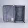 VIPTOUR Set of 4 Light Weight  Polyester Jacqard Trolley Luggage With Number Lock, Grey- 20, 24, 28, 32 Inches