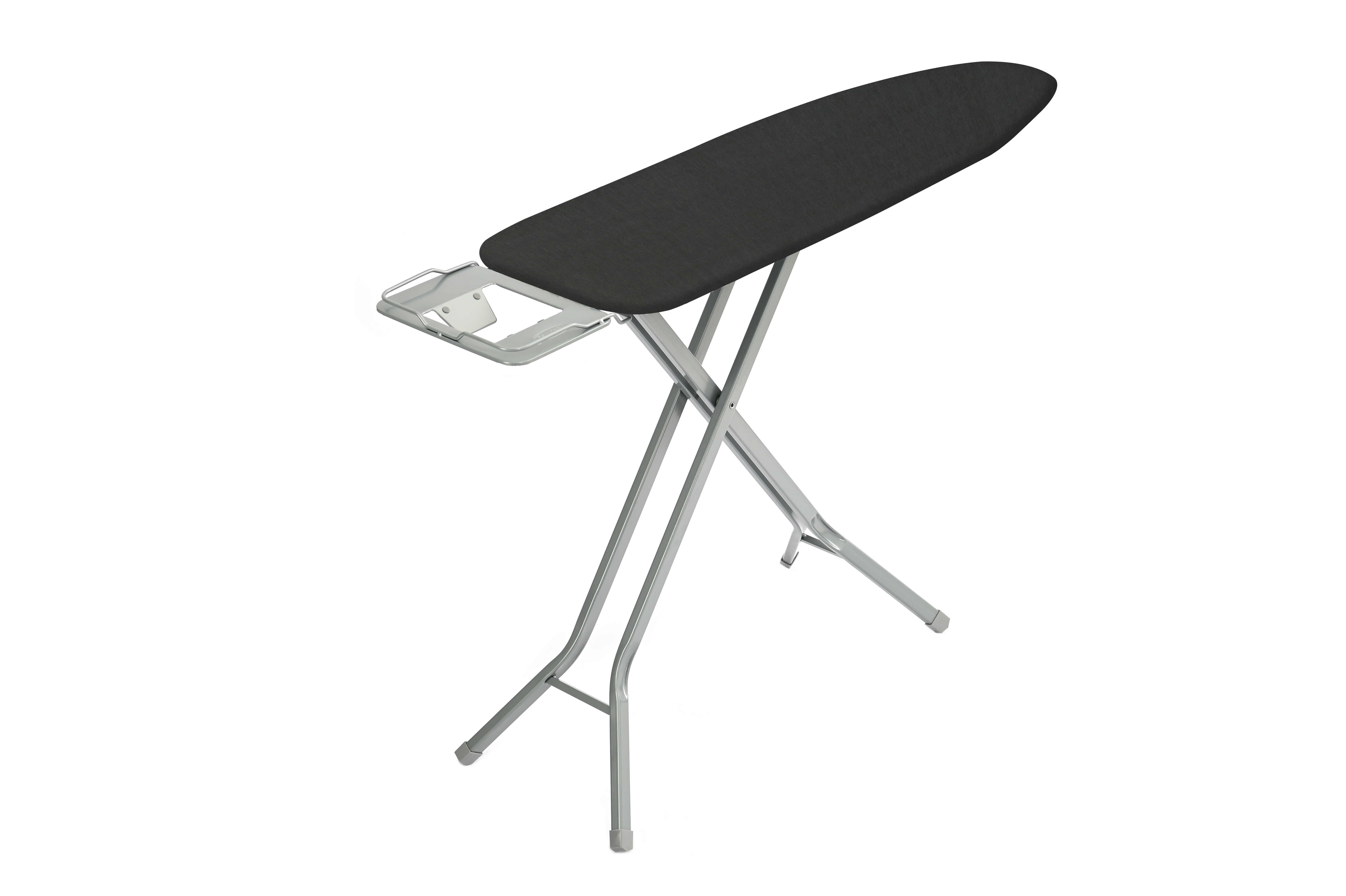 Iron Board Crystal- Grey   Ironing Board   Ironing Table with Iron Holder   Foldable &amp; Adjustable 122x35cm