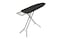 Iron Board Crystal- Grey   Ironing Board   Ironing Table with Iron Holder   Foldable &amp; Adjustable 122x35cm