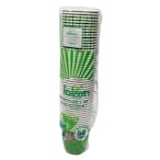 Buy Falcon Paper Cups With Handle Green 207ml 50 PCS in UAE