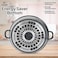 LIFE SMILE Pots Set 8 pieces - Kitchen Cookware set , Granite Non Stick Coating, Die Cast aluminum 100% PFOA FREE include Casseroles &amp; Silicone Utensils (Black (16/20/24CM))