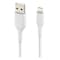 Belkin Braided USB-A to Lightning Data Sync And Charging Cable White