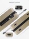ParaJohn ABS Hardside Spinner Check In Medium Luggage Trolley, 24 Inch, Gold