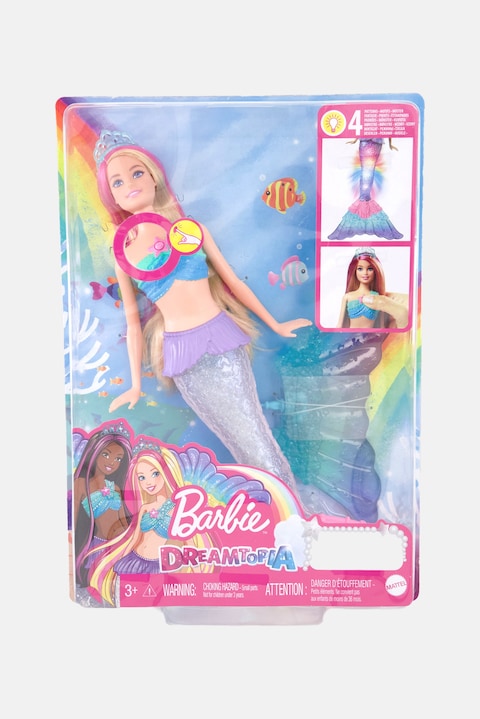 Barbie Dreamtopia Twinkle Lights Mermaid Doll, Pink