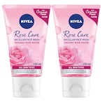 Buy NIVEA Face Wash Micellar Rose Care 150ml Pack of 2 in UAE