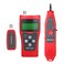 Generic-Multi-functional LCD Network Cable Tester High Precision Line Finder Coaxial Line Tester RJ11 RJ45 Wire Length Finder with 1 Remote Adapter