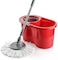 Modern Spin Easy Mop Bucket with Drum Multi-Color Mop Set Made in Turkey