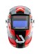 Auto-Darkening Welding Helmet Red/Black/Silver