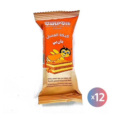 بان بي كيكة العسل بالكراميل - 35 جرام - 6 قطع