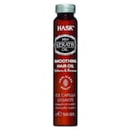 Buy Hask Keratin Protein Smoothing Shine Hair Oil Brown 18ml in UAE