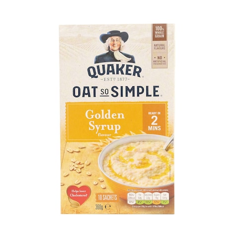 Quaker Oat So Simple Golden Syrup Flavour 360g