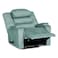 In House Velvet Classic Recliner Chair With Storage Box - Light Turquoise - AB07
