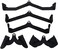 HARLEY FITNESS LAT PULLDOWN CABLE ATTACHMENTS SET (5 PIECES)