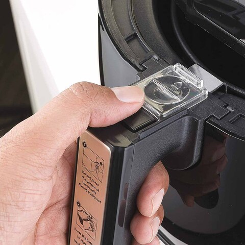 مقلاة هوائية بلاك+ديكر ايروفراي، سعة 4 لتر، 1.2 كجم، اسود/ذهبي - AF300-B5