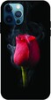 Theodor - Apple iPhone 12 Pro Max 6.7 Inch Case Red Rose Flexible Silicone Cover