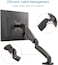 Ntech Black Single Monitor Stand Articulating Gas Spring Monitor Arm, Adjustable Vesa Mount Desk Stand With Clamp And Grommet Base, Fits 13 To 27 Inch Vesa 75X75, 100X100