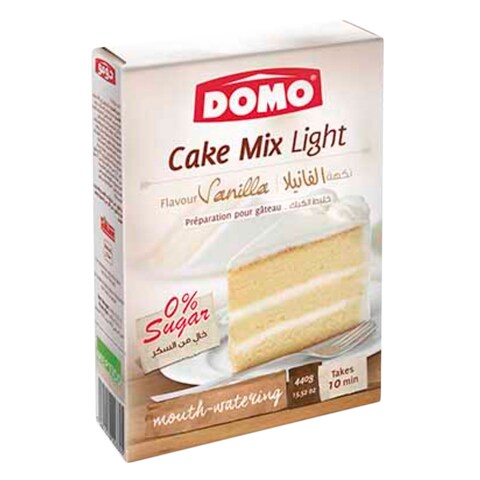 Domo Vanilla Light Cake Mix 440g