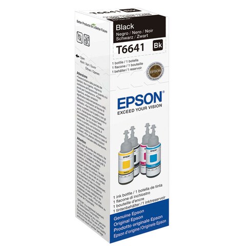 Epson Ink Bottle T6641 Black 70ml