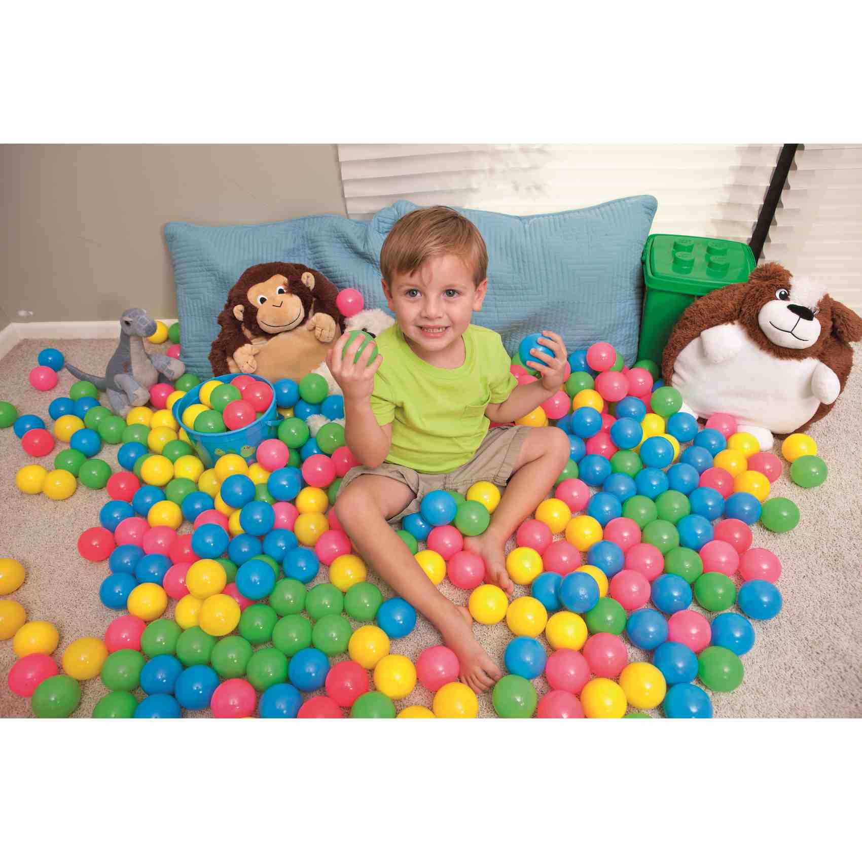 Bestway Splash and Play Bouncing Balls Multicolour 6.5cm 100 PCS